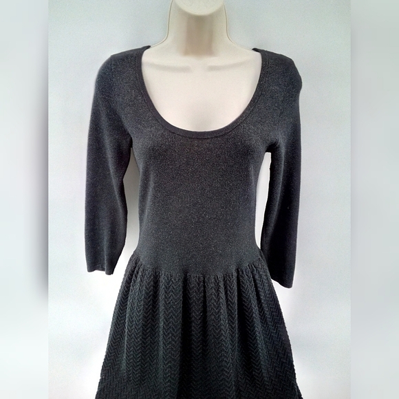 Madewell Wallace Wool Rabbit Hair Cotton Blend Textured Sweater Dress Thick XS - Picture 6 of 11